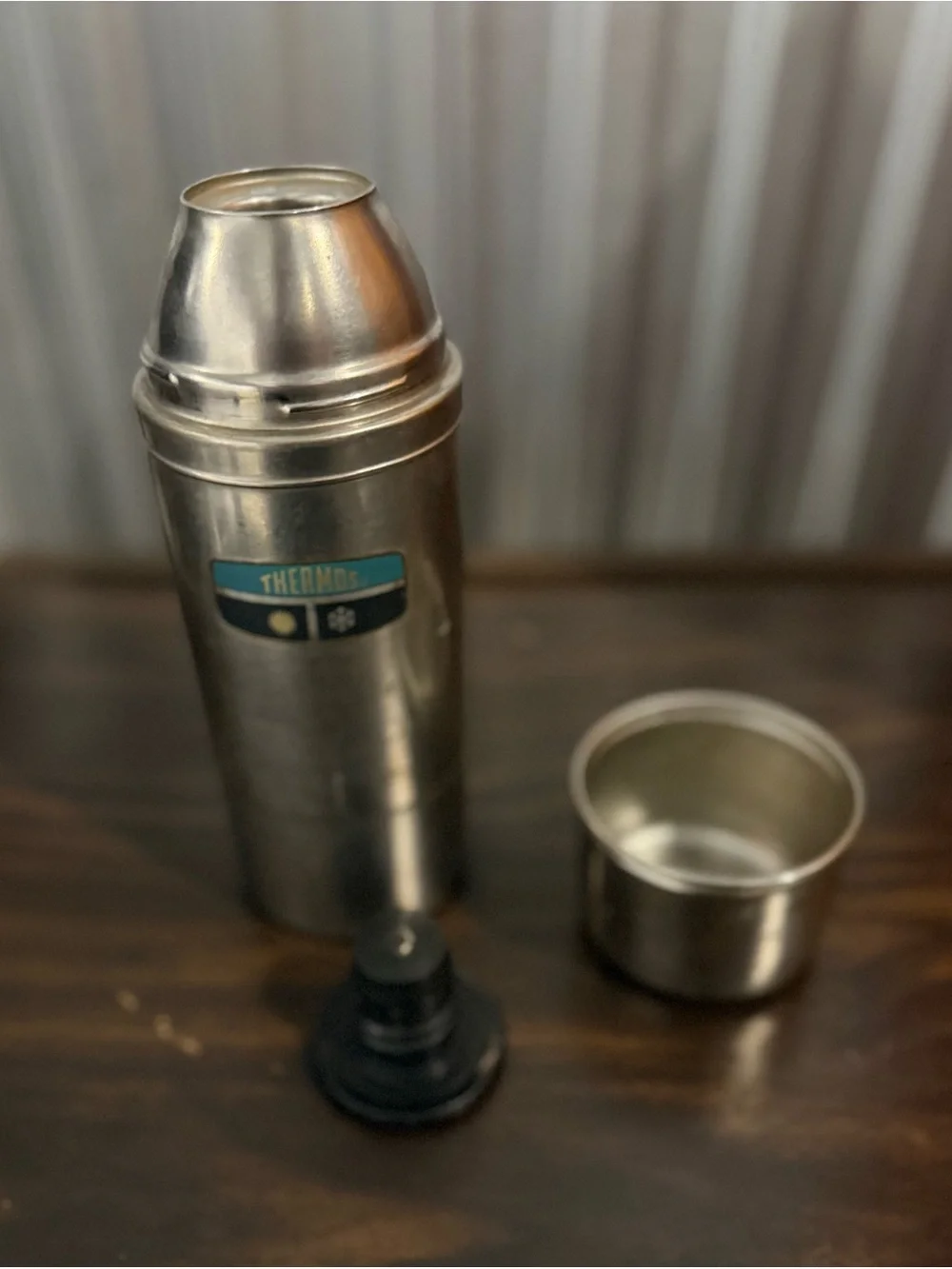 Vintage Thermos King Seeley Stainless Steel Vacuum Bottle Quart 24645